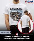 Arkansas Razorbacks vs Tennessee Volunteers Game Day OCT 2025 shirt