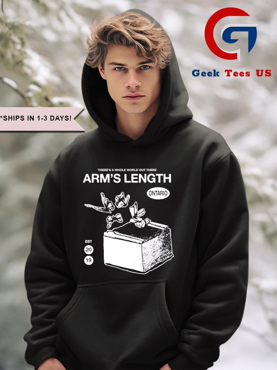 Arm’s Length there’s a whole world out there shirt