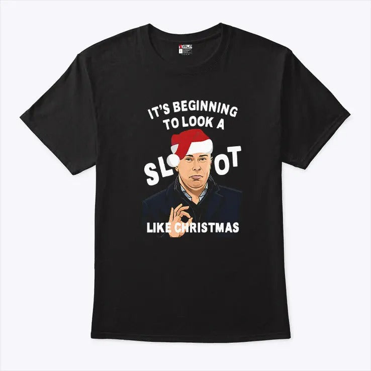 Arne Slot Liverpool It’s Beginning To Look A Slot Like Christmas Shirt
