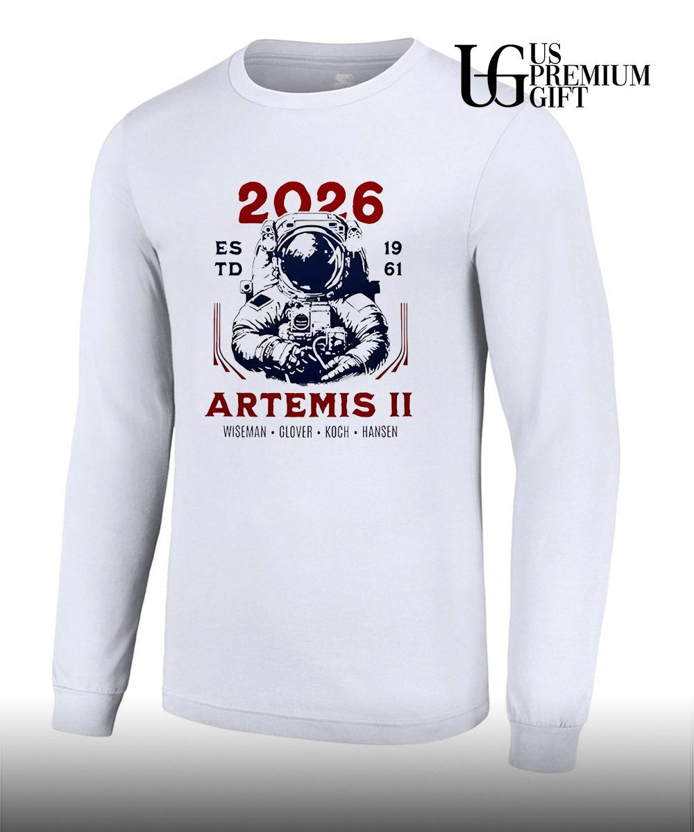 Artemis II 2026 Lunar Mission Crew shirt
