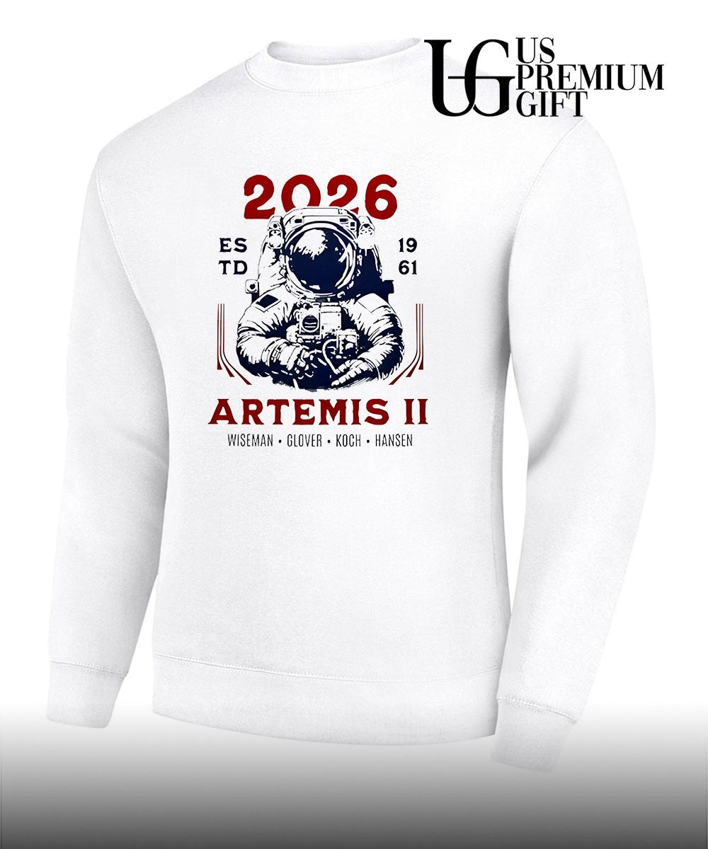 Artemis II 2026 Lunar Mission Crew shirt