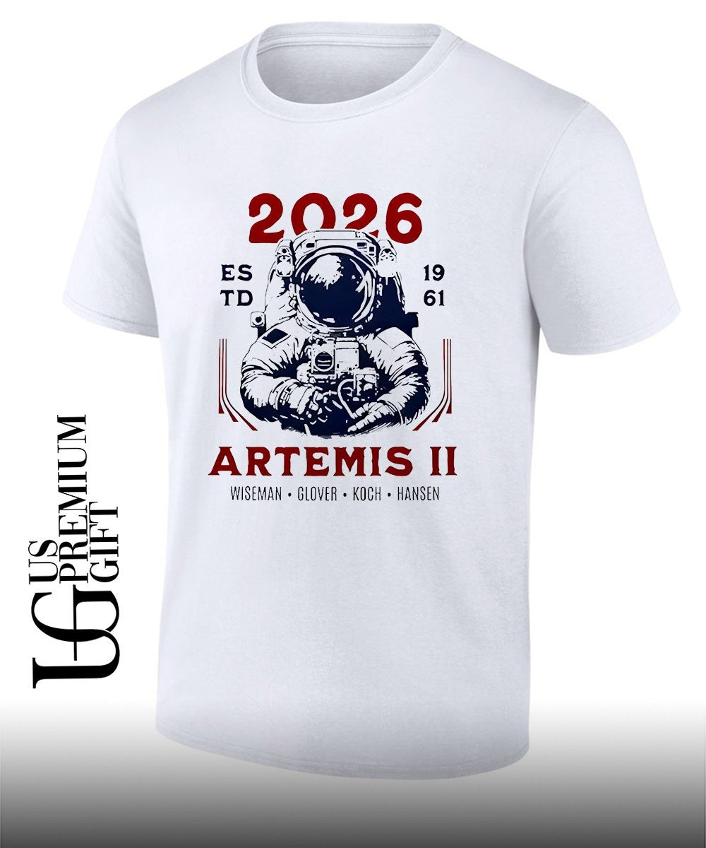 Artemis II 2026 Lunar Mission Crew shirt
