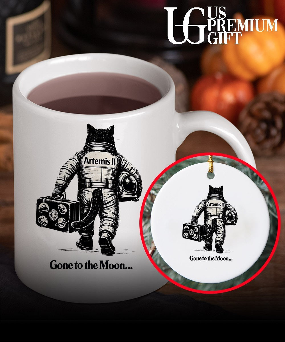 Artemis II Mission Cat Astronaut gone to the Moon shirt