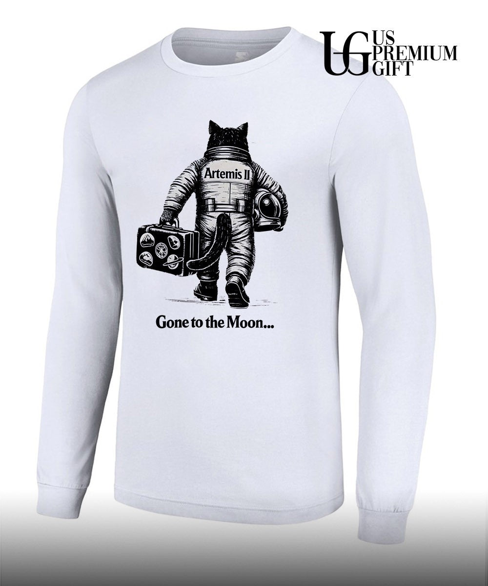Artemis II Mission Cat Astronaut gone to the Moon shirt