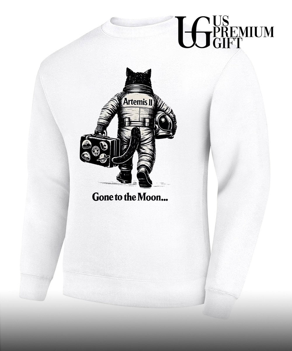 Artemis II Mission Cat Astronaut gone to the Moon shirt