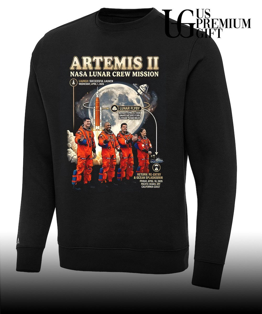 Artemis II Nasa Lunar Cew Mission shirt