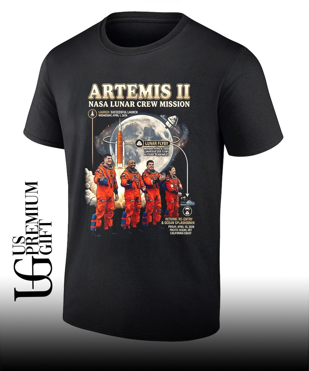 Artemis II Nasa Lunar Cew Mission shirt