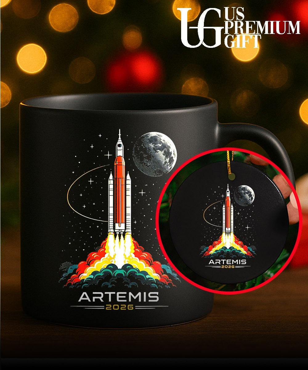 Artemis II Space Rocket Launch Moon Mission 2026 shirt