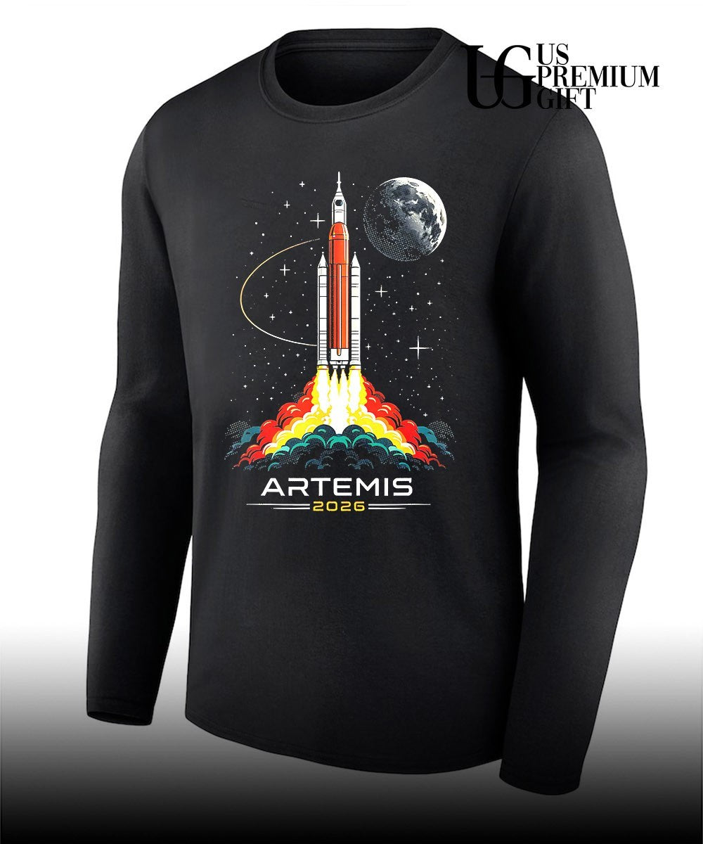 Artemis II Space Rocket Launch Moon Mission 2026 shirt