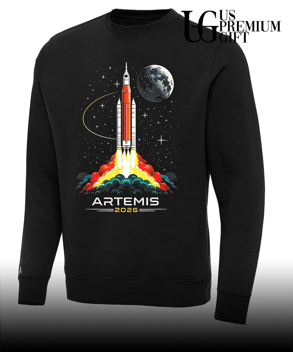 Artemis II Space Rocket Launch Moon Mission 2026 shirt