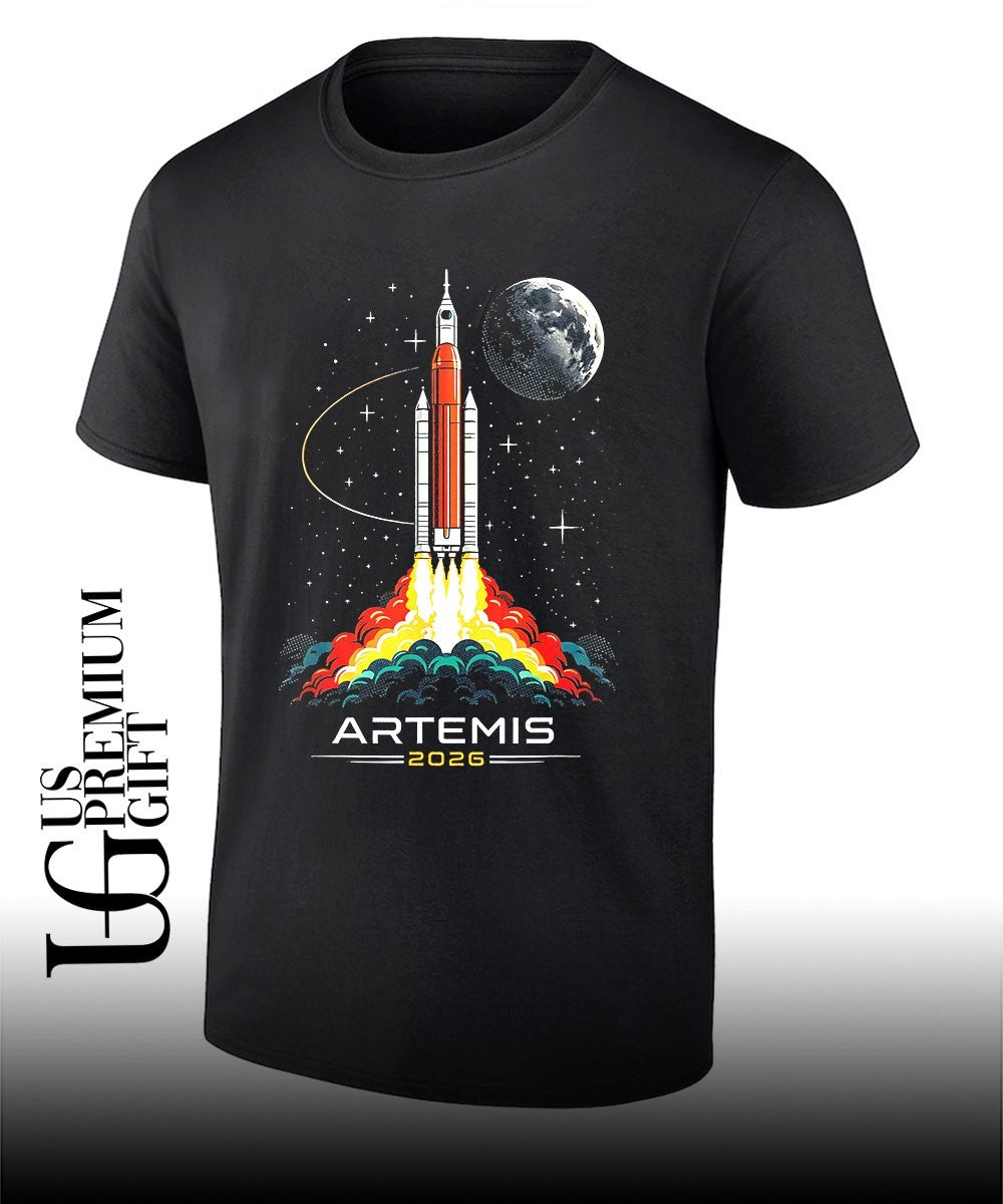 Artemis II Space Rocket Launch Moon Mission 2026 shirt