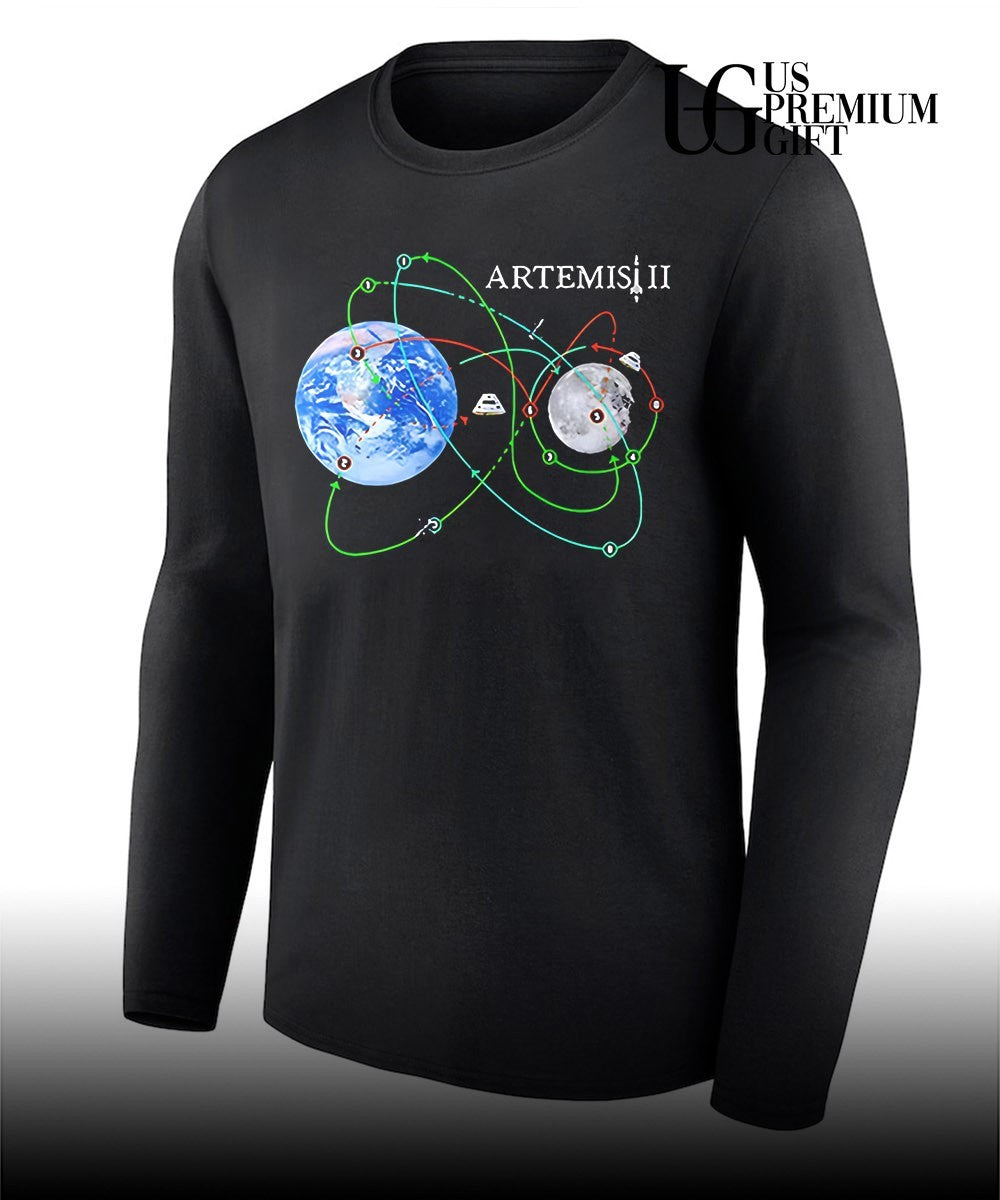 Artemis II moon mission NASA space program T-shirt