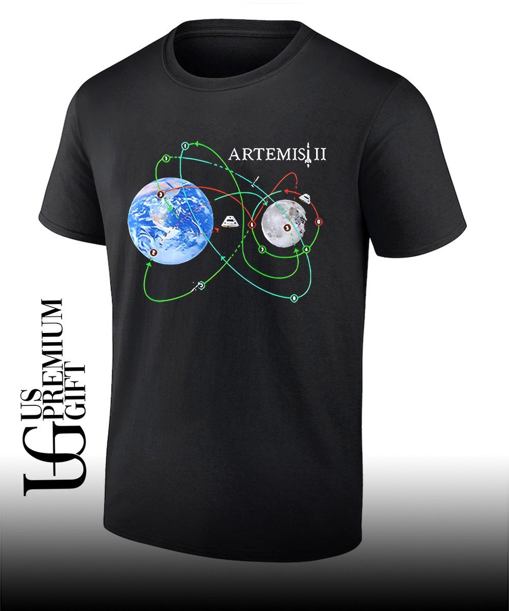 Artemis II moon mission NASA space program T-shirt
