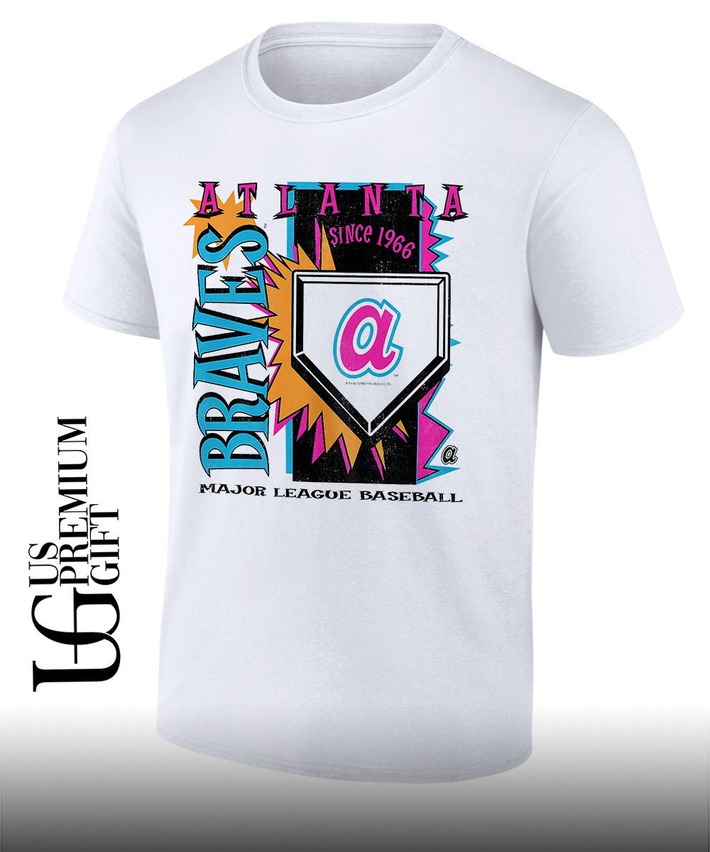 Atlanta Braves Major League baseball since 1966 Cooperstown Neon shirt