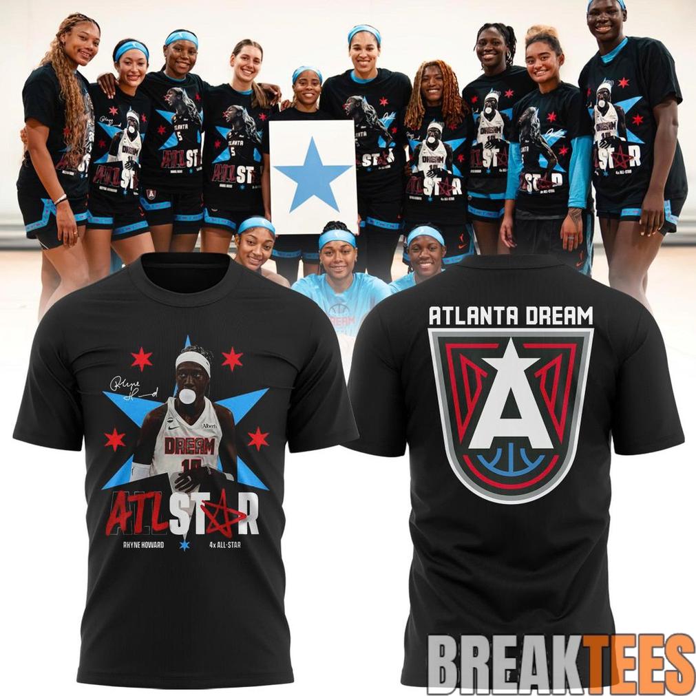 Atlanta Dream Rhyne Howard 2026 ATL STAR Black Shirt