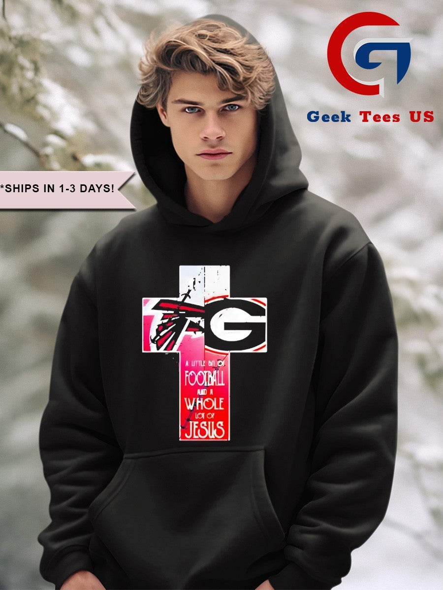 Atlanta Falcons Georgia Bulldogs Football all I need today is a little bit of football 2025 shirt
