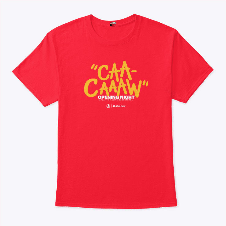 Atlanta Hawks Basketball CAA CAAAW Opening Night Shirt