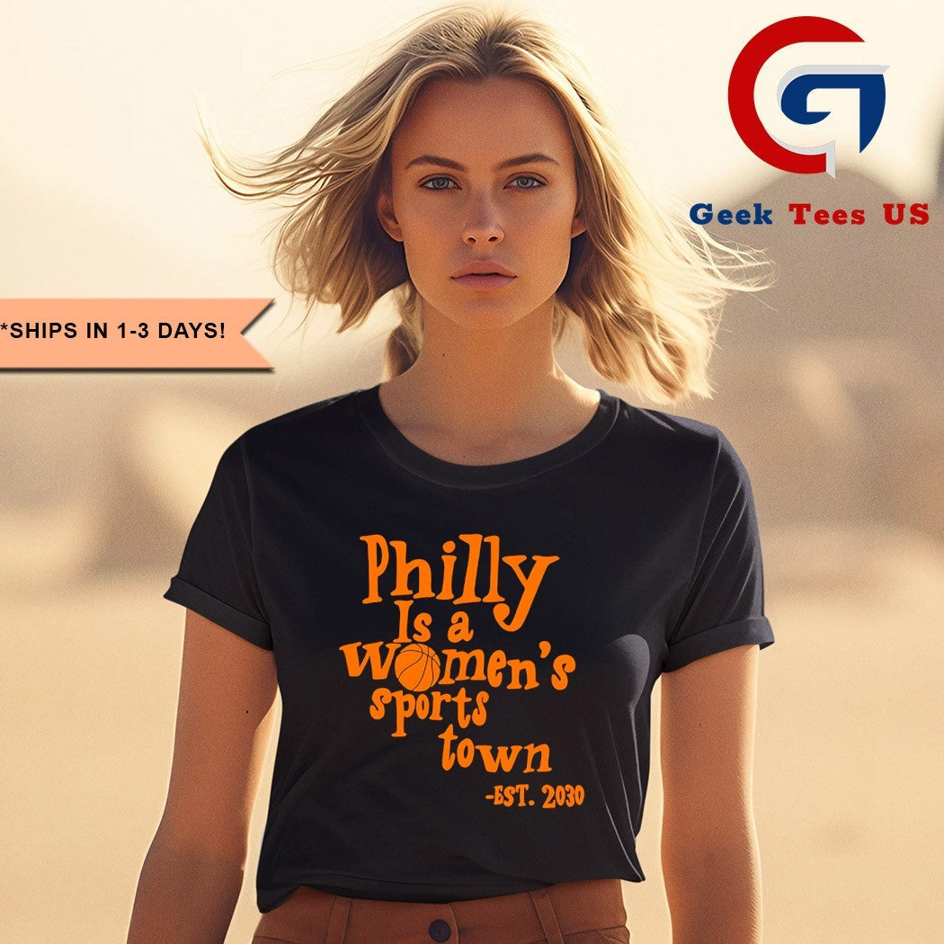 Aubrey Plaza wearing Philly is a women’s sports town est 2030 shirt
