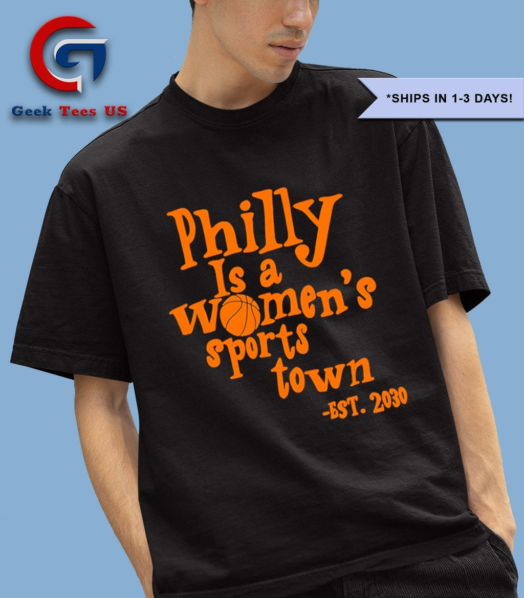Aubrey Plaza wearing Philly is a women’s sports town est 2030 shirt