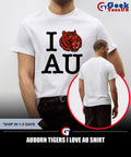 Auburn Tigers I love AU shirt