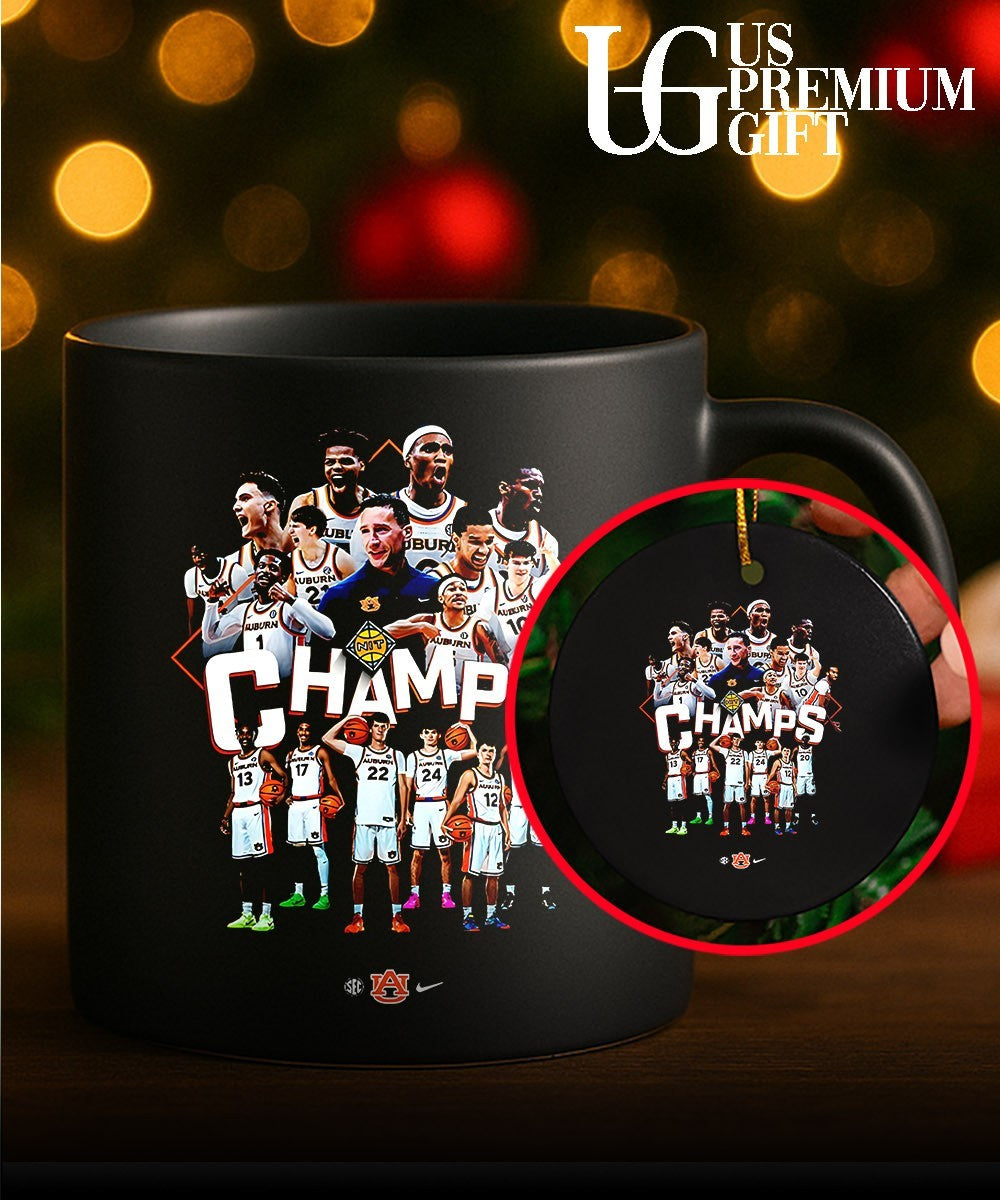 Auburn Tigers Men’s Basketball 2026 NIT Champions Team members poster shirt