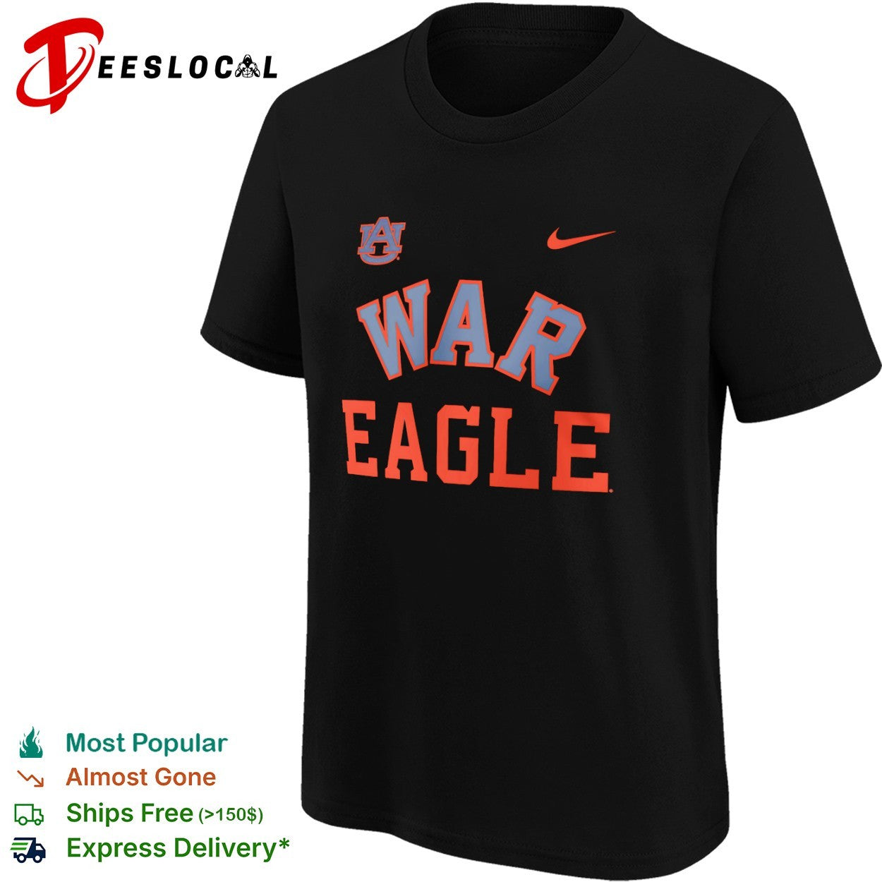 Auburn Tigers War Eagle NCAA College Football shirt