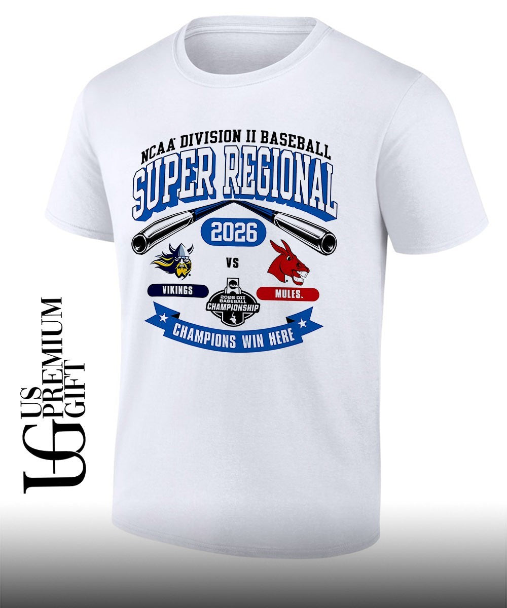 Augustana Vikings vs Central Missouri Mules NCAA Division II Super Regional Champions Win Here 2026 shirt