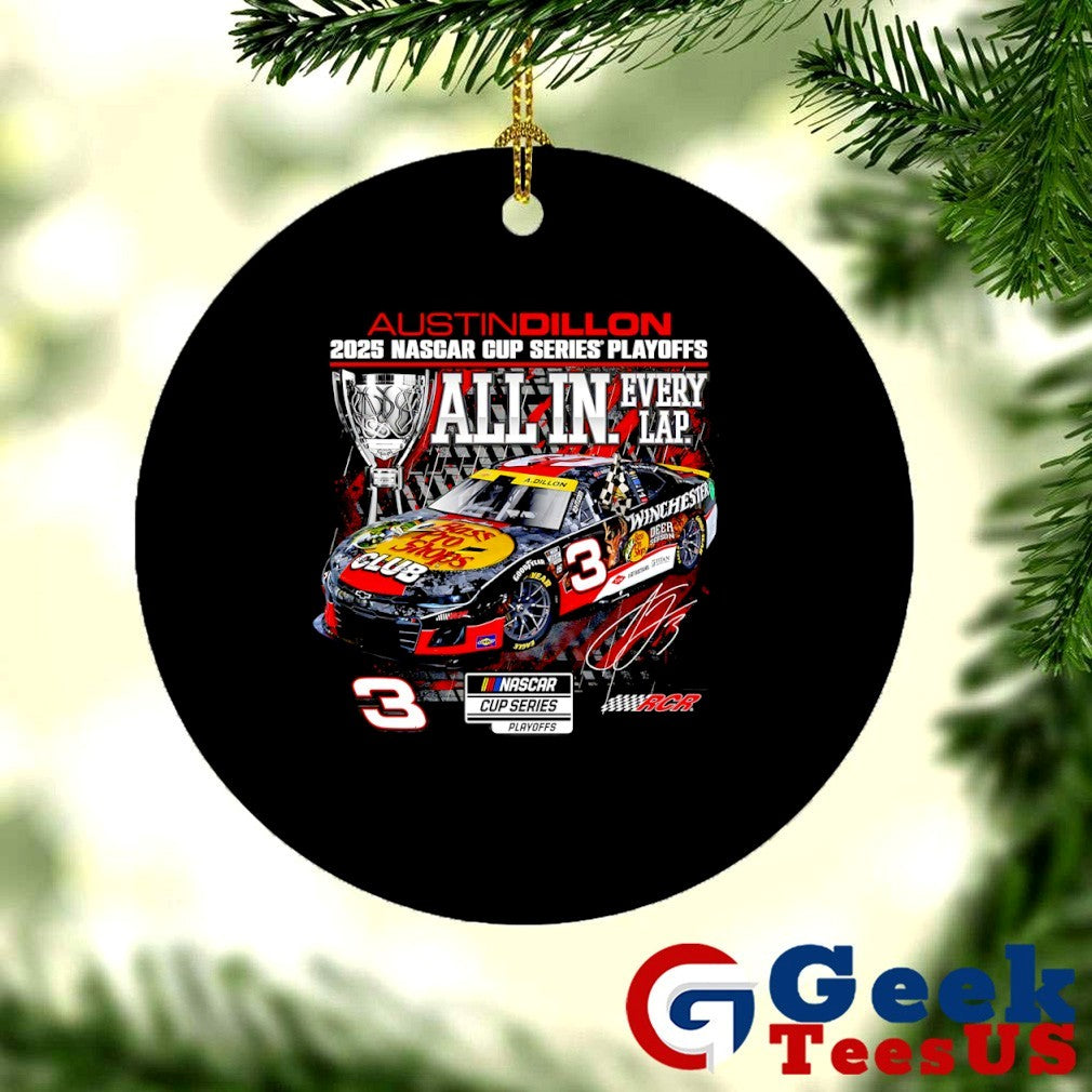 Austin Dillon 2025 NASCAR Cup Series Playoffs signature shirt