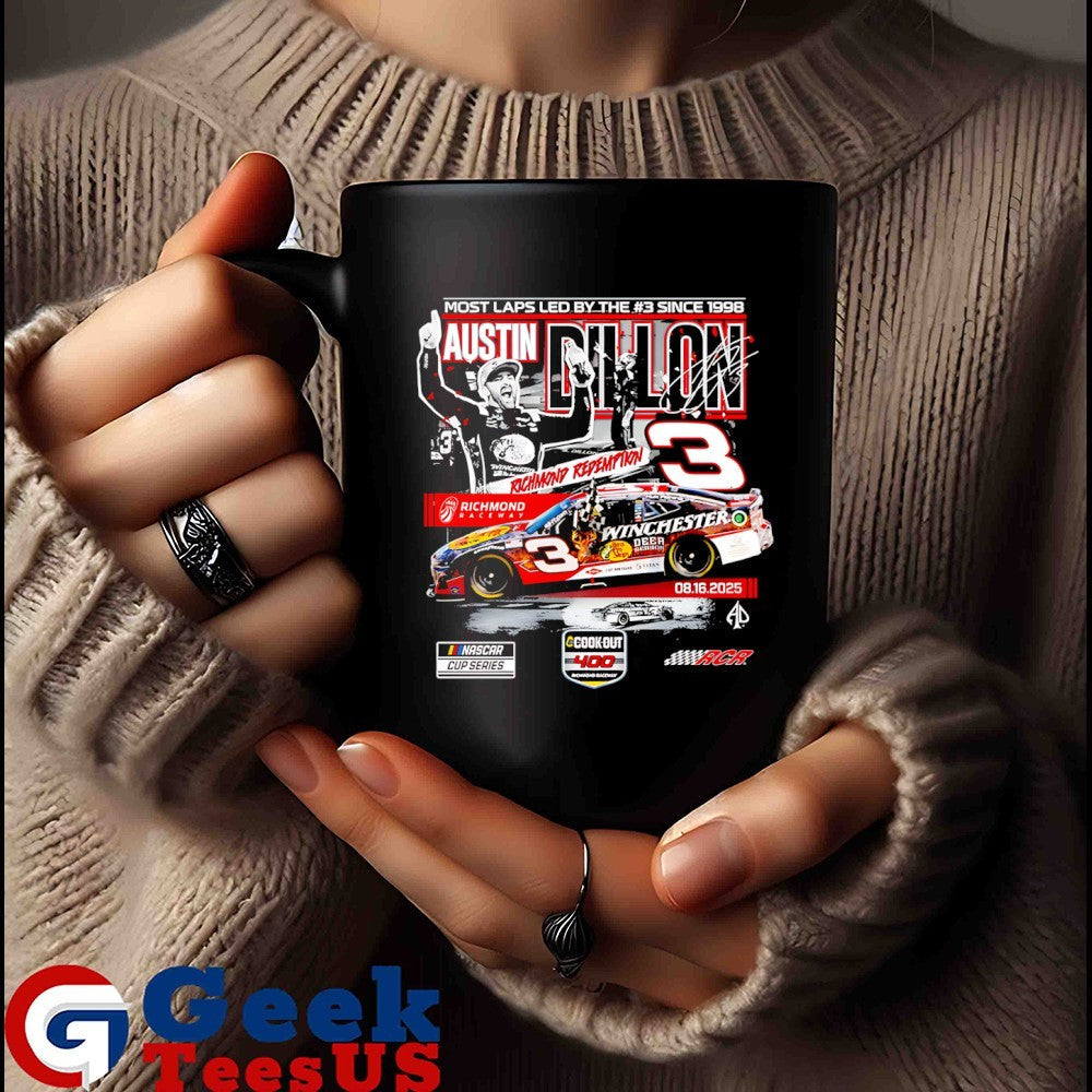 Austin Dillon Checkered flag Sports 2025 Cook Out 400 Race Winner shirt