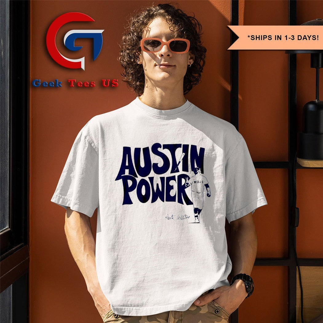 Austin Power Austin Wells New York Yankees MLB shirt