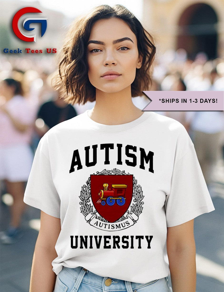 Autism University Autismus logo shirt