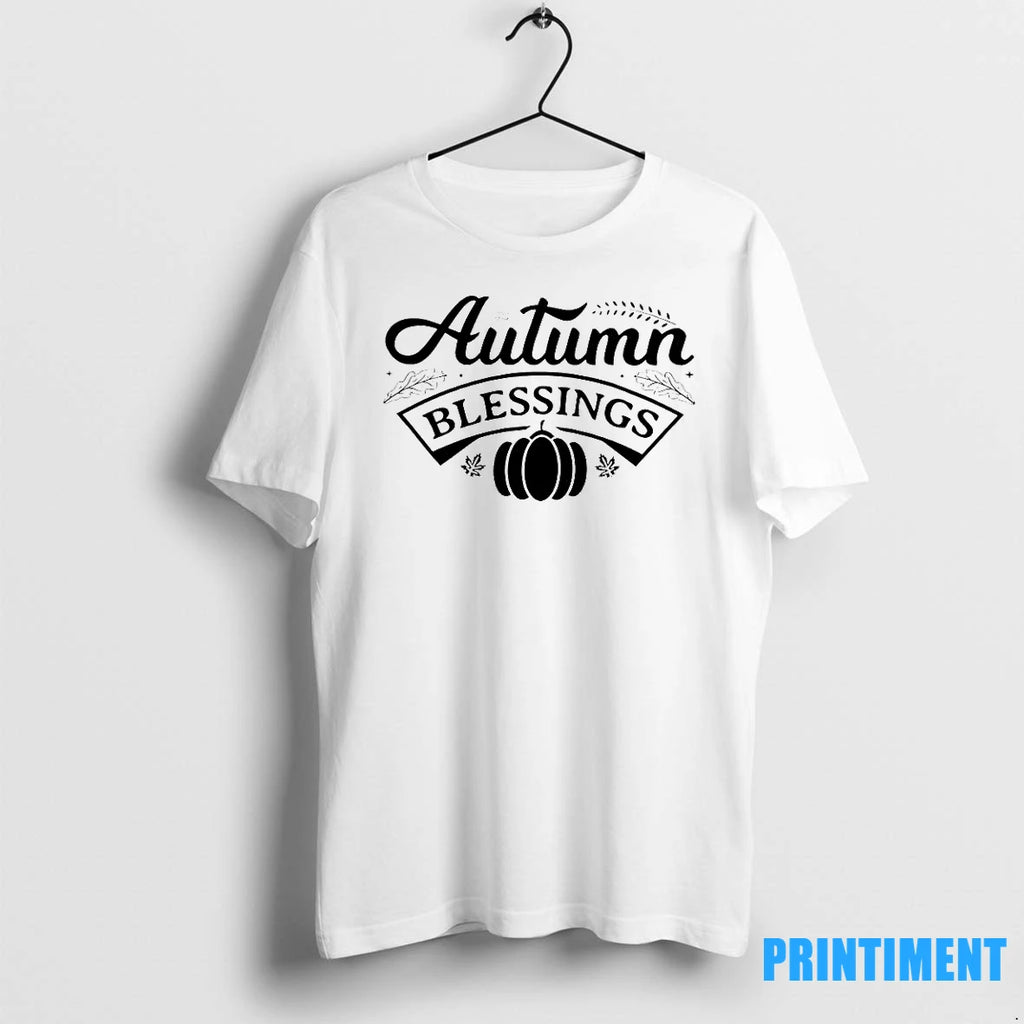 Autumn Blessings Cotton Pumpkins Halloween Tshirts Sweater