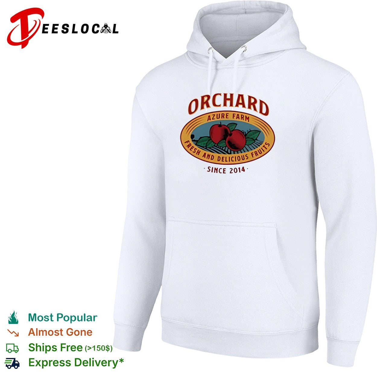 Azure Farm Orchard Fresh and Delicious Fruits Since 2014 shirt