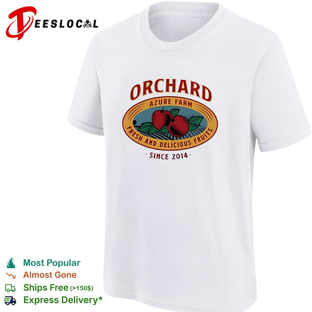 Azure Farm Orchard Fresh and Delicious Fruits Since 2014 shirt