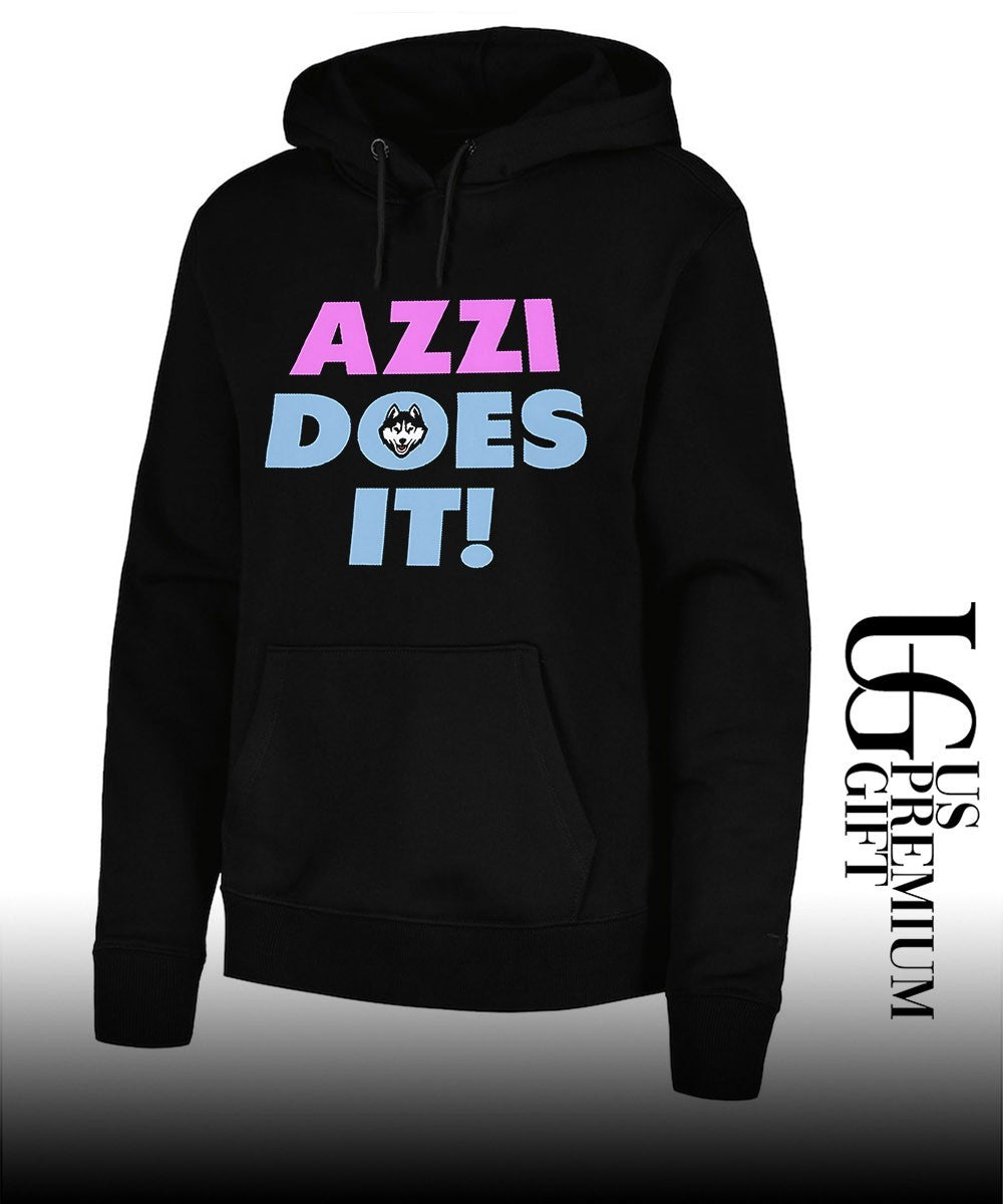 Azzi Does It UConn Huskies logo shirt