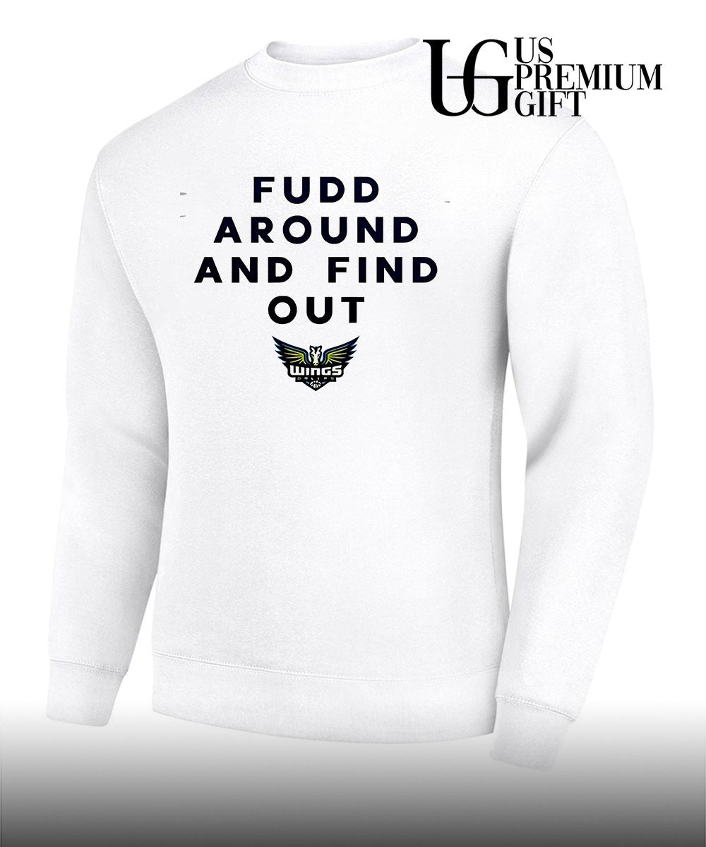 Azzi Fudd Fudd Around And Find Out Dallas Wings Basketball logo shirt