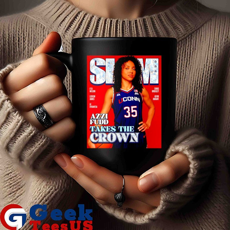 Azzi Fudd UConn Huskies WNBA Takes the Crown 2025 Final Four MOP Slam shirt