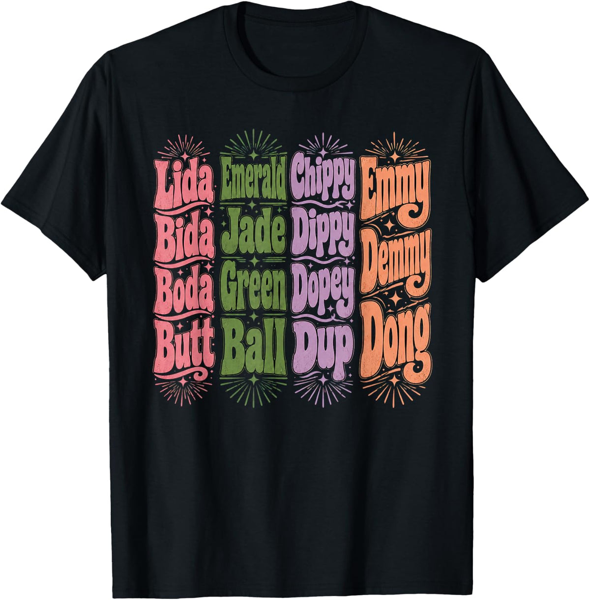 LIDA Bida Boda Butt, Emerald Jade Green Ball T-Shirt