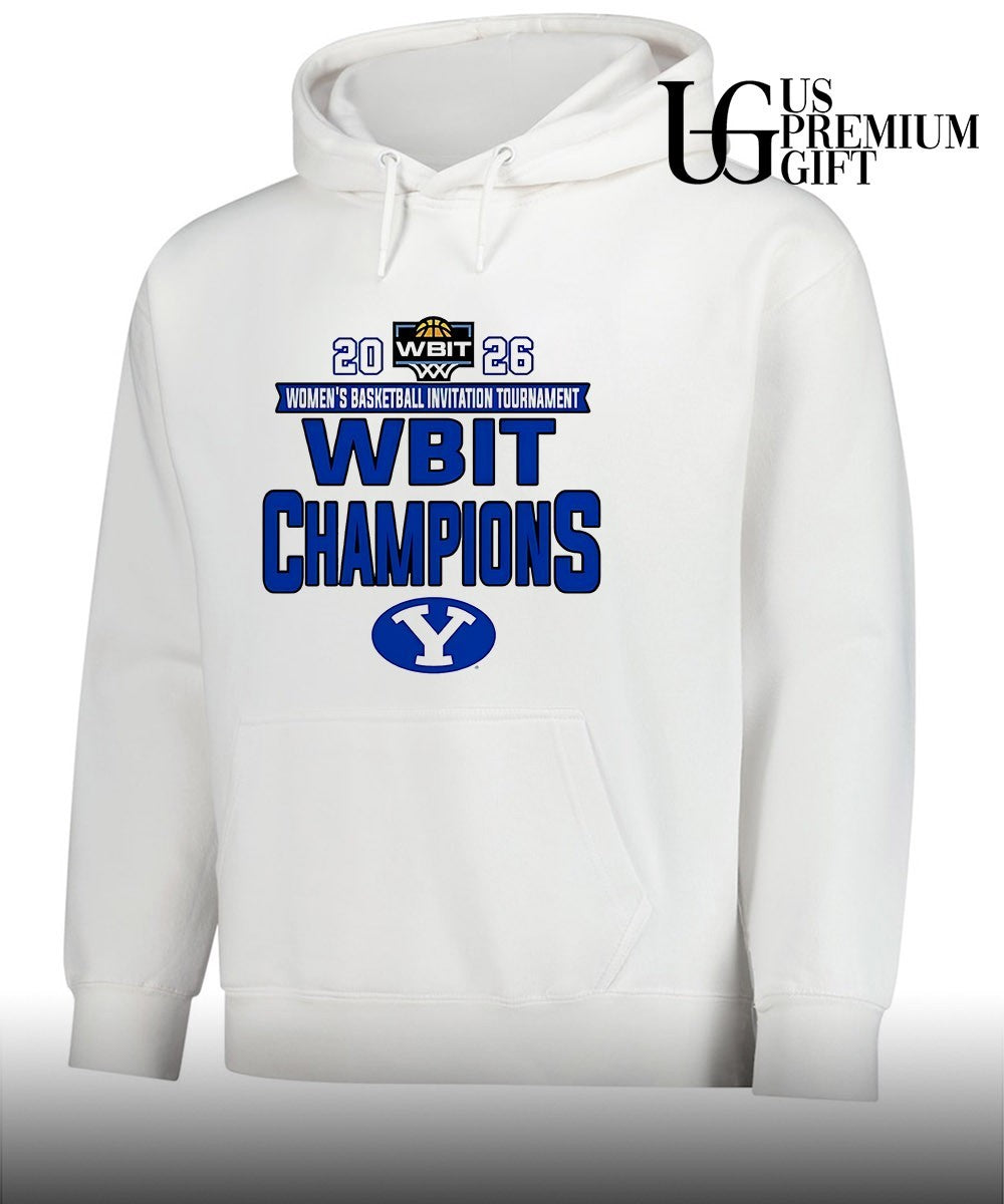 BYU Cougars 2026 WBIT Women’s Basketball Invitation Tournament Champions Locker Room shirt