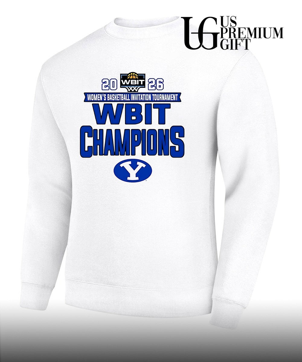 BYU Cougars 2026 WBIT Women’s Basketball Invitation Tournament Champions Locker Room shirt