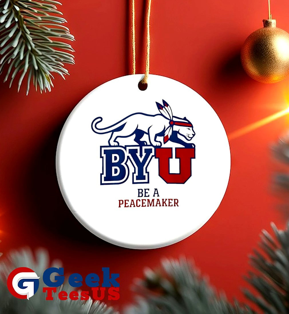 BYU be a Peacemaker logo shirt
