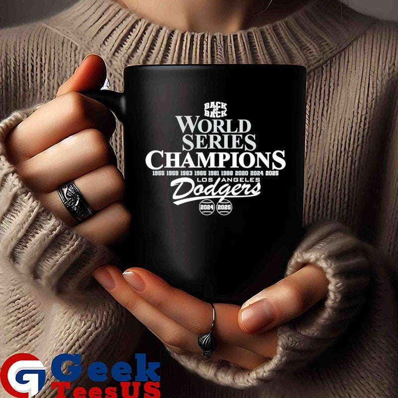 Back 2 back World Series Champions 9X Los Angeles Dodgers baseball 2024-2025 shirt