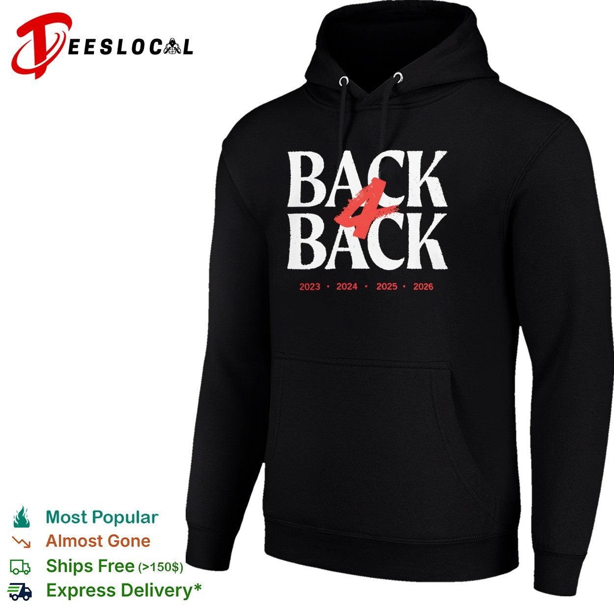 Back 4 Back 2023 2024 2025 2026 Toulouse Olympique Rugby League Champions shirt