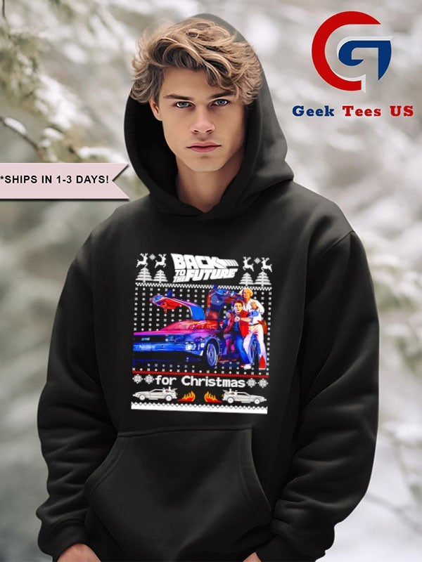 Back To The Future ugly Christmas shirt