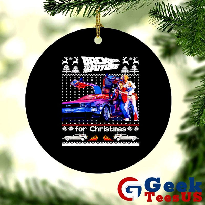 Back To The Future ugly Christmas shirt