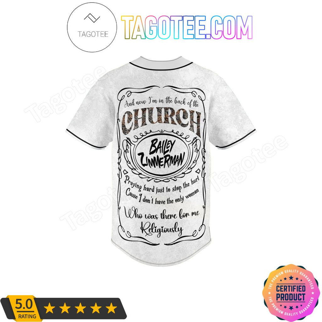 Bailey Zimmerman Religiously Baseball Jersey