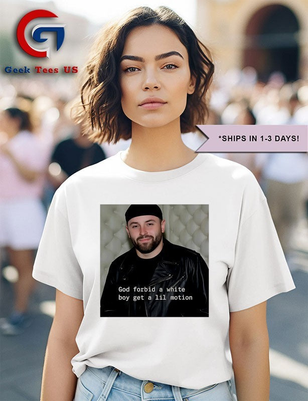 Baker Mayfield Buccaneers God forbid a white boy get a lil motion shirt