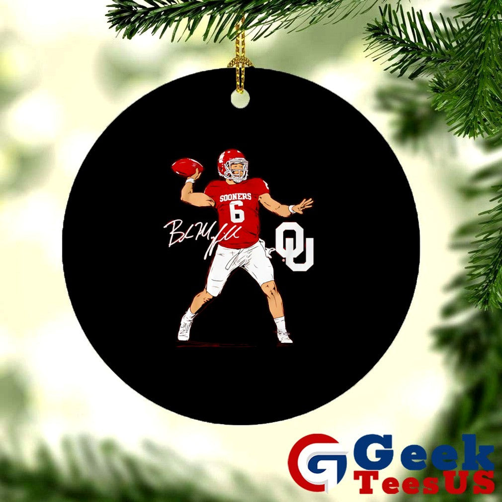 Baker Mayfield Oklahoma Sooners football superstar pose signature shirt