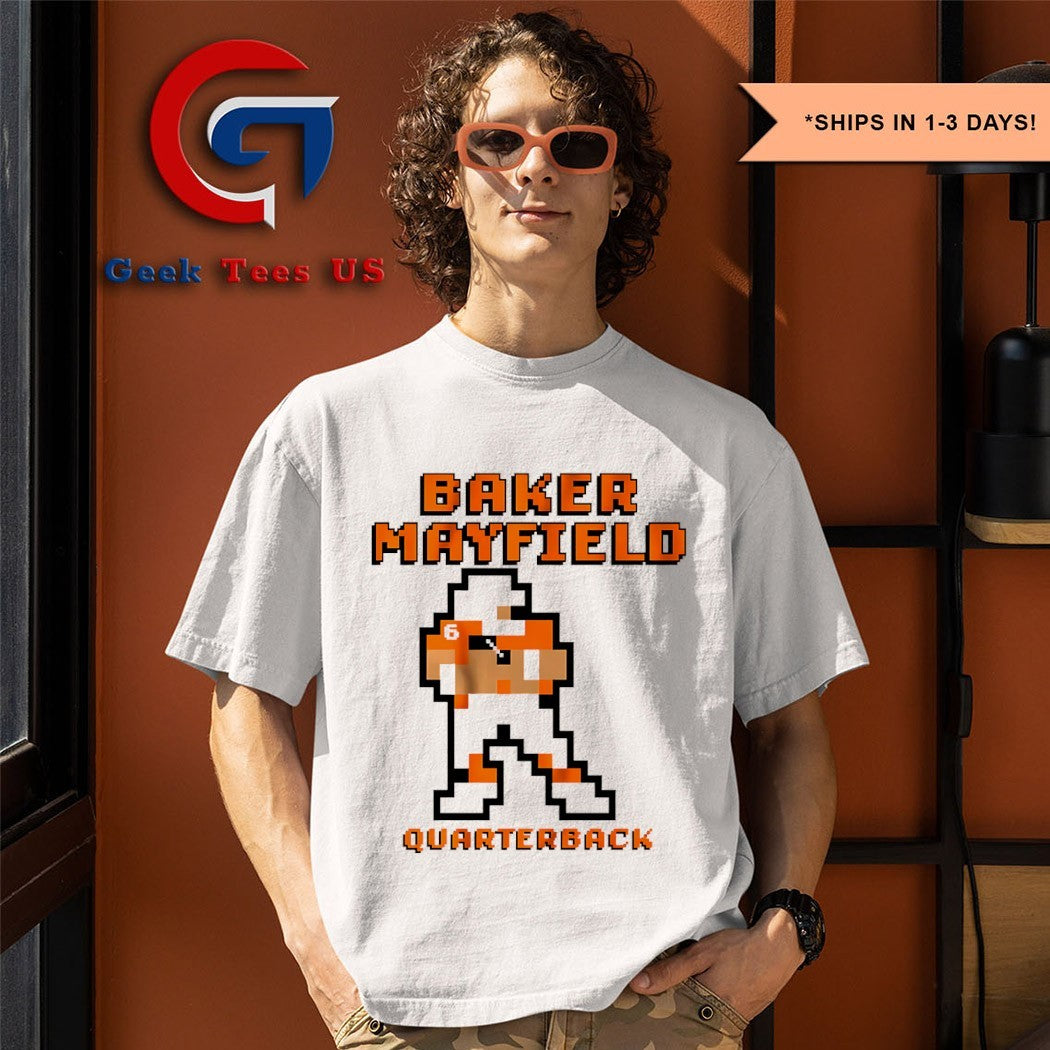 Baker Mayfield Tampa Bay Buccaneers football Quarterback 8 bit shirt