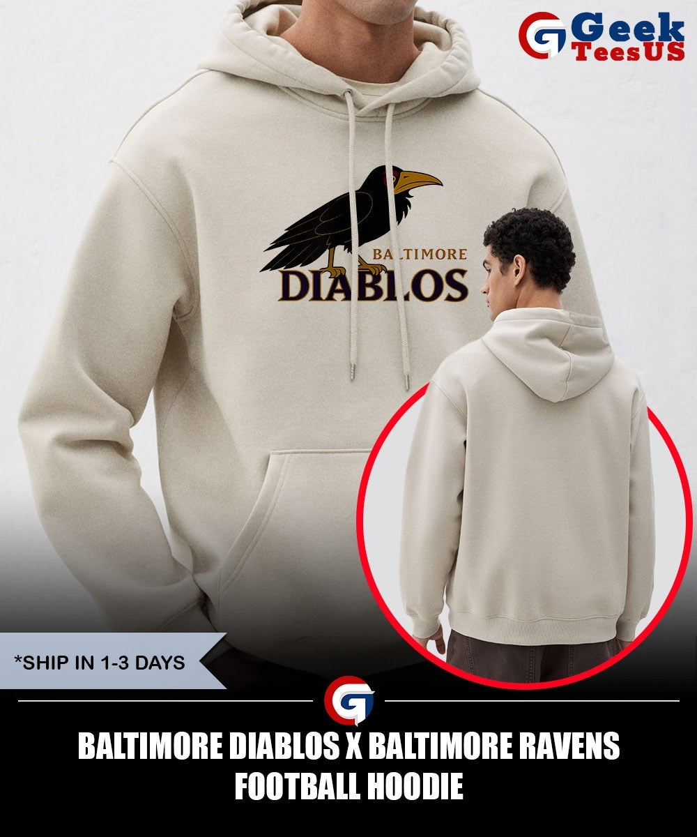 Baltimore Diablos X Baltimore Ravens football shirt